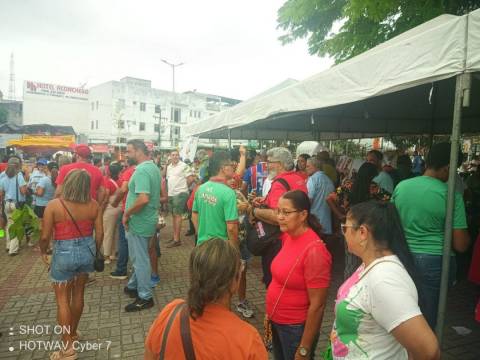 Dia do Trabalhador tem manifestação de centrais sindicais em Feira de Santana