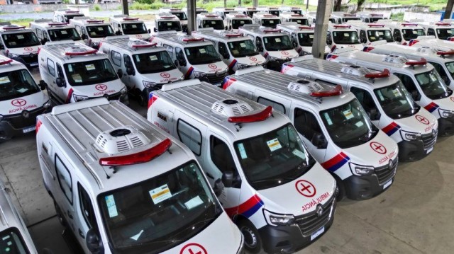 Governo da Bahia reforça frota da saúde nos municípios com mais de 150 veículos