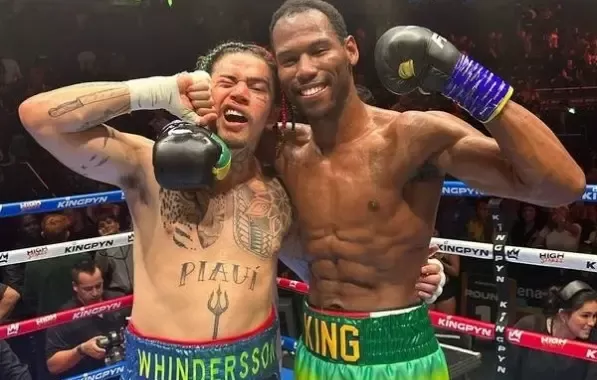 Meme engraçado da competição de boxe