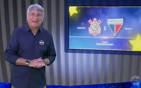 Com estreia de Cléber Machado pela Copa Sul-Americana, SBT vence Globo no ibope