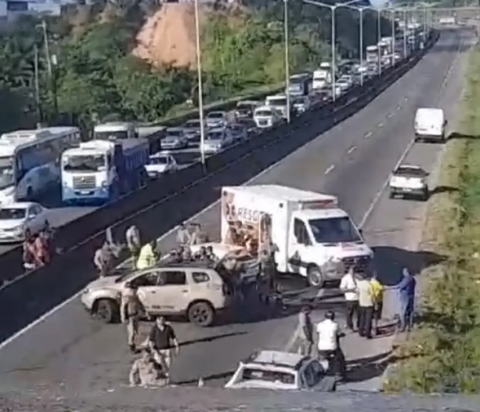 Guarda municipal morre após ser vítima de tiro na BR-324
