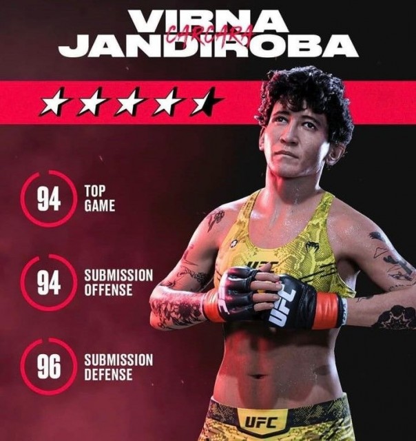 Virna Jandiroba vira personagem em game do UFC para PlayStation 5