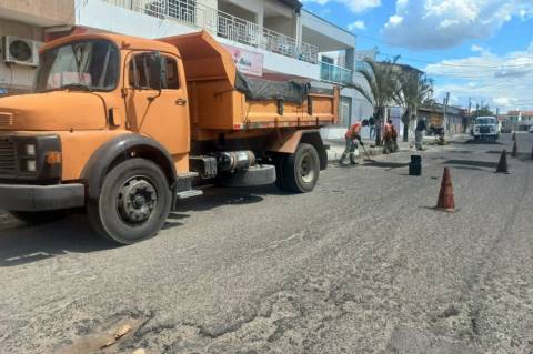 SOMA mantém reparo de ruas e avenidas durante período chuvoso