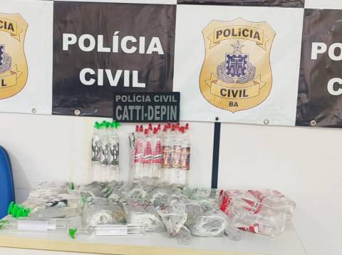 Polícia apreende 'Lança Perfume' destinado à venda na Micareta de Feira