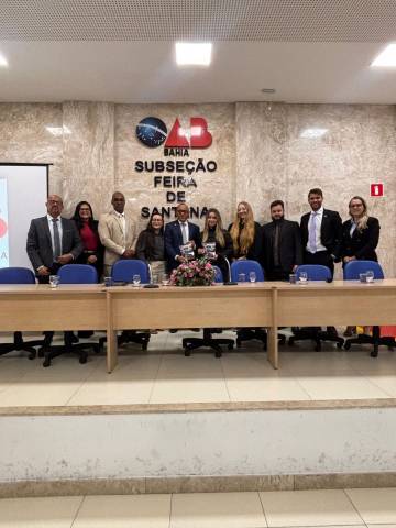 Evento sobre prerrogativas e prática criminal da jovem advocacia lota auditório da OAB Feira