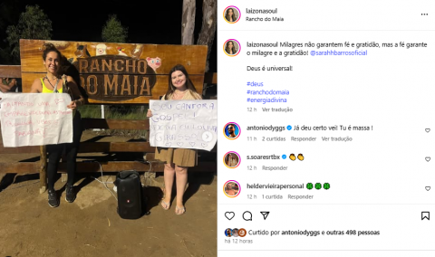 Empreendedora feirense Laizona Soul invade Rancho do Maia para divulgar sua marca e pedir vaga em reality