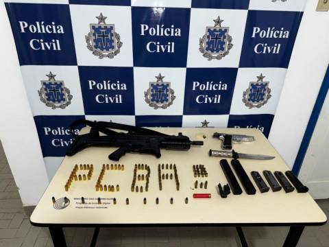 Polícia apreende armas usadas por autor de violência doméstica no Recôncavo Sul da Bahia