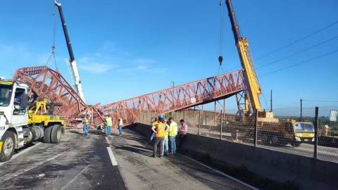 ViaBahia conclui reconstrução de passarela na BR-324