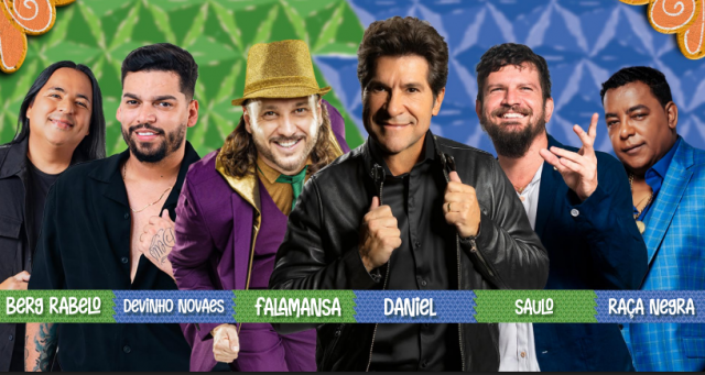Daniel, Saulo e Dorgival: anunciadas primeiras atrações do São João e São Pedro de Feira de Santana