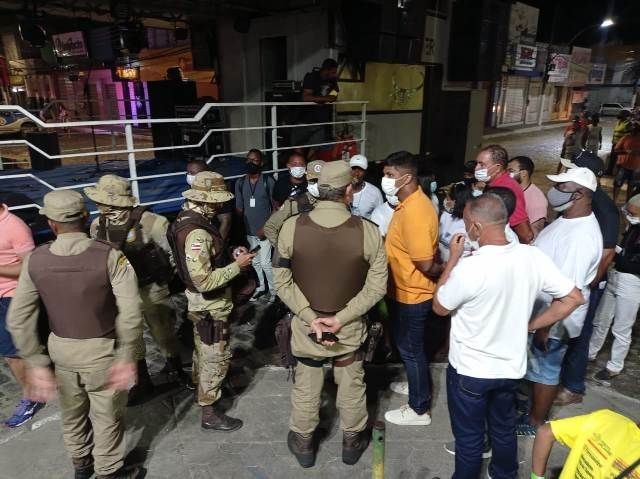 Polícia encerra festa do Padroeiro em São Gonçalo dos Campos
