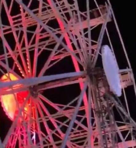 Criança cai de roda gigante em festa de São João na Bahia