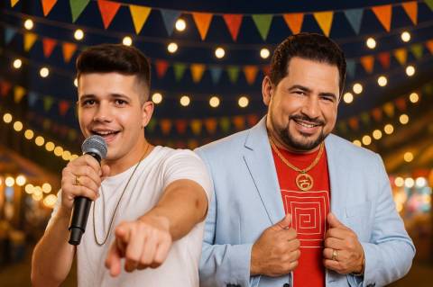 Nadson, Zezo e Lairton prometem muito romantismo no encerramento do São Pedro de Humildes