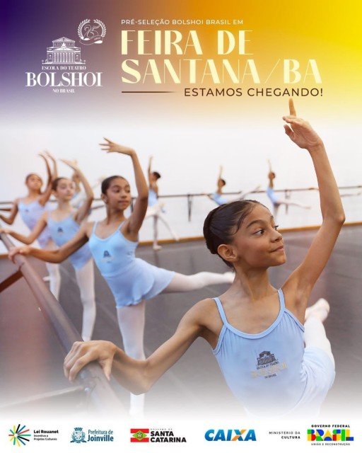 Matéria Escola do Teatro Bolshoi no Brasil em Feira de Santana