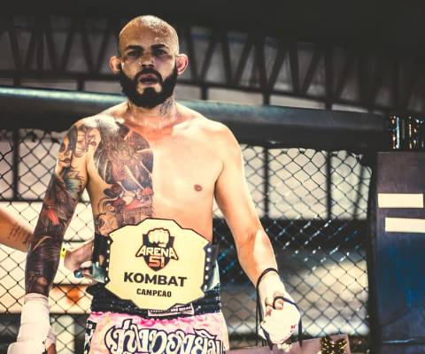 Feirense Luiz Antonio “Makas” conquista cinturão na Arena 51 Kombat