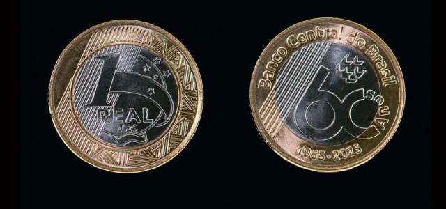 Banco Central lança moeda comemorativa de R$ 1 pelos seus 60 anos