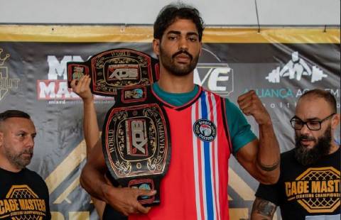 Thiago “Índio” defende cinturão internacional de Dirty Box no Cage Masters