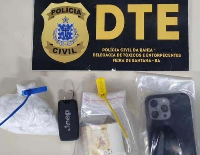 Líderança de esquema de tráfico por delivery é preso em Feira de Santana