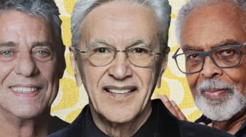 Caetano, Chico e Gil participarão de protesto contra anistia e PEC da Blindagem no domingo