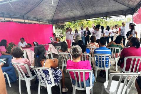 Ambulatório do CSU promove manhã de cuidados e bem-estar em alusão ao Outubro Rosa