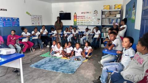 Estudantes participam de palestra sobre stress, ansiedade e o corpo em Coração de Maria