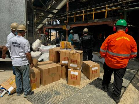 Polícia Federal realiza incineração de 870 kg de drogas no norte da Bahia