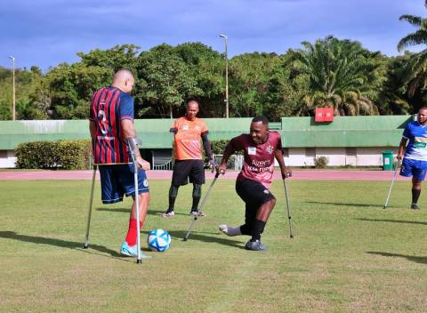 Salvador vira palco do futebol de amputados