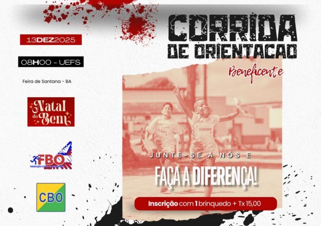 UEFS recebe Corrida de Orientação beneficente em apoio ao Natal do Bem