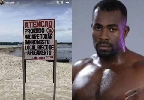 Após três dias de buscas, corpo do lutador feirense Mondragon é encontrado no Rio Negro