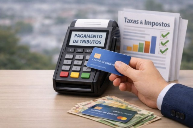 Tributos e receitas municipais poderão ser quitados com cartões de débito e crédito