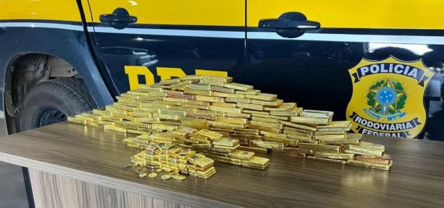 Mais de 440 kg de ouro ilegal são apreendidos no Brasil em 2025