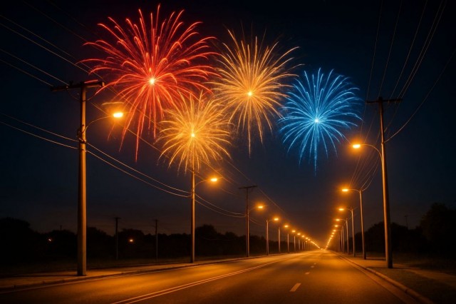 Neoenergia Coelba alerta para riscos de soltar fogos próximo à rede elétrica