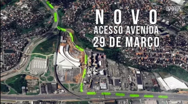 Novo acesso que liga BR-324 à Avenida 29 de Março é liberado em Salvador