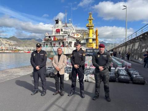 Espanha apreende quase 10 toneladas de cocaína em navio que fez escala no Brasil