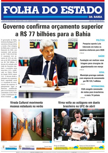 Edição 8893 15-01-2026