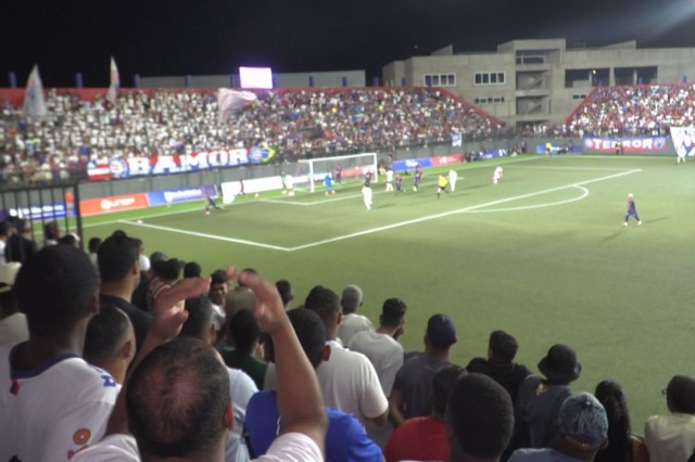 Prefeitura entrou em campo com a campanha Feminicídio Zero, durante o Campeonato Baiano 2026