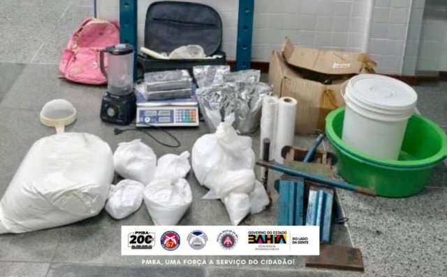 PM desmantela laboratório de refino de drogas na zona rural de São Gonçalo