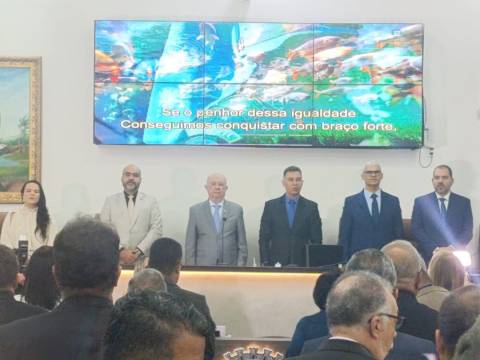 Prefeito participa da abertura dos trabalhos legislativos de 2026 e fala das prioridades do ano