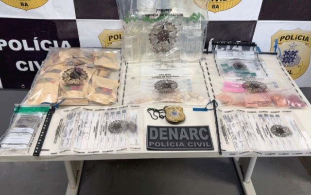 Operação intercepta drogas sintéticas que seriam vendidas no Carnaval de Salvador