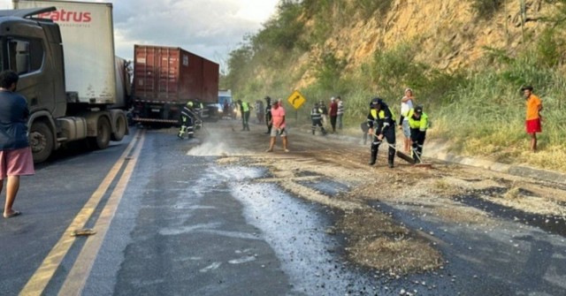 Acidente na BR-116 entre Jaguaquara e Jequié deixa motorista morto