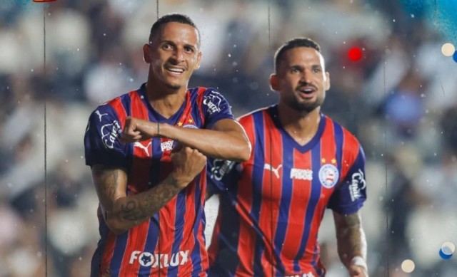 Bahia vence o Vasco em São Januário e assume a vice-liderança