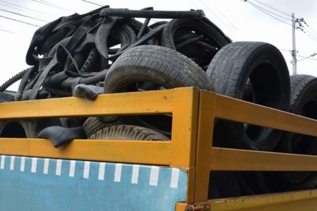 Sesp recolheu mais de 450 toneladas de pneus velhos em 2025