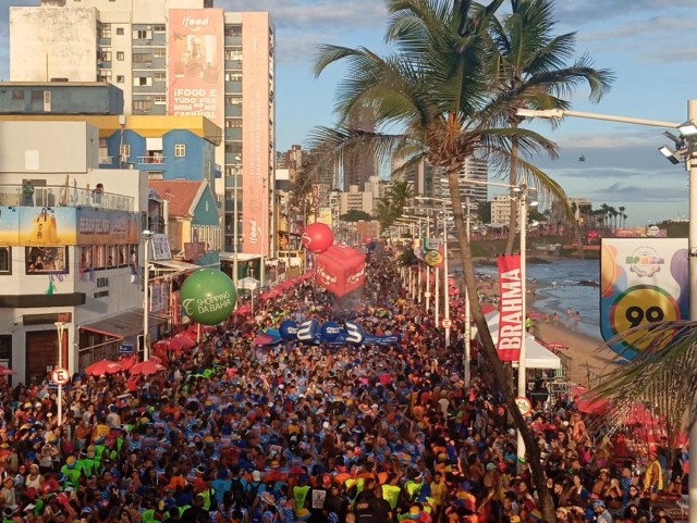 Acompanhe o Carnaval de Salvador 2026 ao vivo, direto dos circuitos na TV GERAL neste sábado (14)