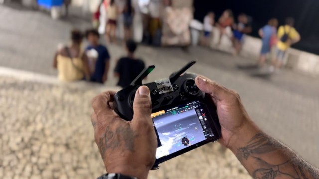 Drones reforçam monitoramento aéreo e prevenção de crimes no Carnaval de Salvador