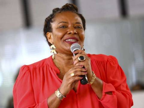 Secretário de Cultura da Bahia e ministra Margareth Menezes em Feira de Santana