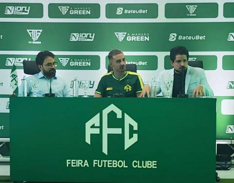 Feira FC apresenta Thiago Galhardo e reforça ambição no futebol baiano