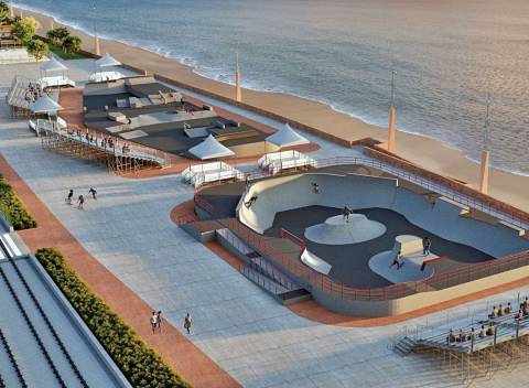 Salvador terá primeiro skatepark do Brasil com selo olímpico
