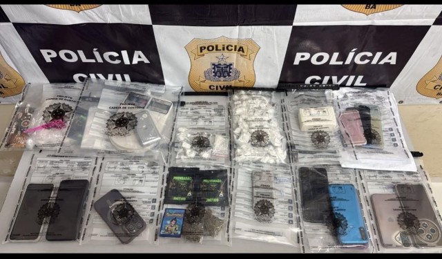 Três traficantes são presos durante operação em Conceição da Feira